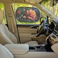 thumbnail image 5 of KUIFORTI Baby Car Window Sun Shade, 2 Pcs Flower Sunshade for Car Window Baby, 20.47" x 12.59" Car Privacy Shades for SUV Truck Sedan Van, Easy to Install, 5 of 6