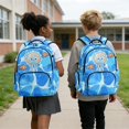 thumbnail image 4 of Tutolipy Abstract Print Children's Backpack for Teens Girls, Lightweight Bookbag High School Kindergarten Middle School with Large Capacity Adjustable Straps, 4 of 7
