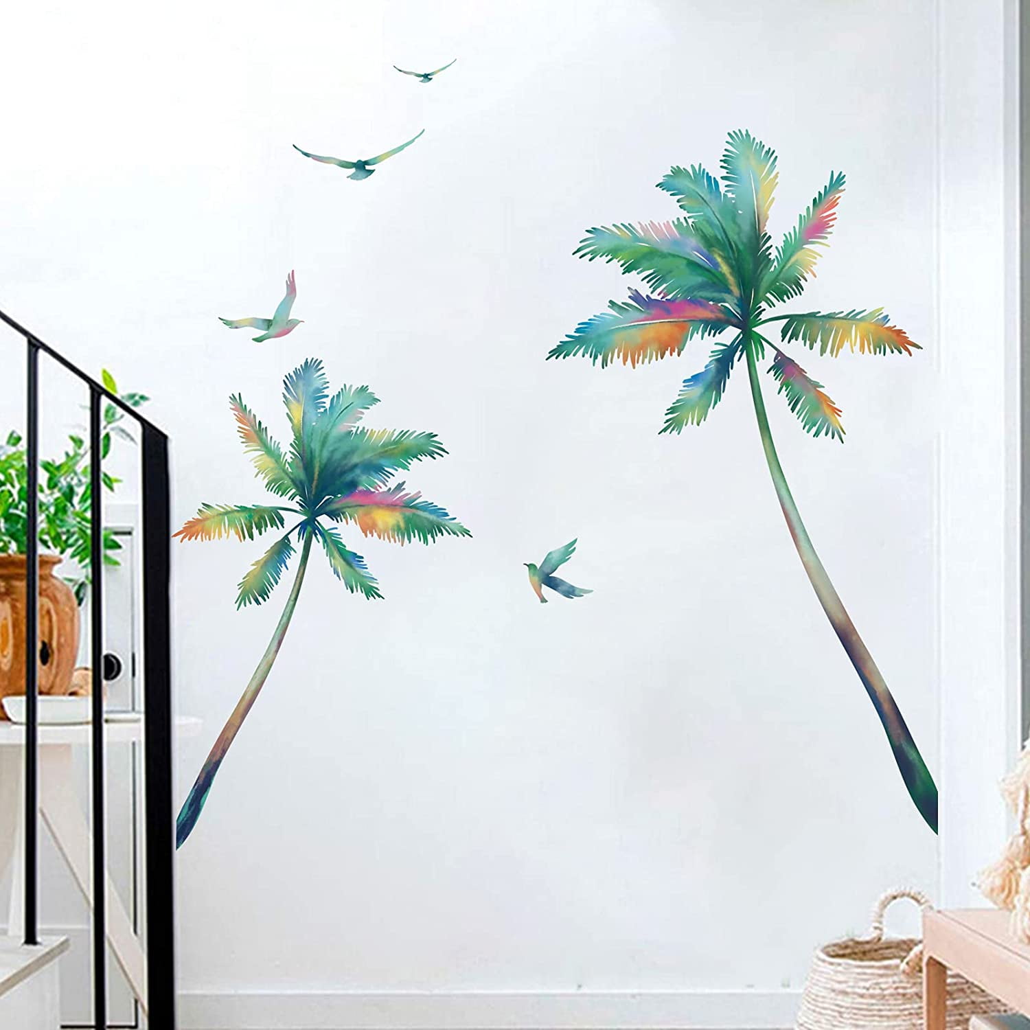 Decorative Palm Tree Wall Vinyl Sticker 