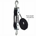 thumbnail image 5 of Walmart Clearance 2024!1 Pack - Universal Wheel,Rope Hoist Block And Tackle 2200 Lbs Breaking Strength Pulley Block 1100lb Loading Capacity For Animal Husbandry Constructions by Niaviben, 5 of 9