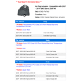thumbnail image 2 of Air Flap Actuator - Compatible with 2007 - 2014 GMC Sierra 2500 HD 2008 2009 2010 2011 2012 2013, 2 of 3