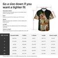 thumbnail image 4 of Fotbe Squirrels Eating Peanuts On The Tree Hawaiian Shirt for Men Unisex Summer Beach Casual Short Sleeve Cotton Linen Button Down Shirts-Medium, 4 of 5