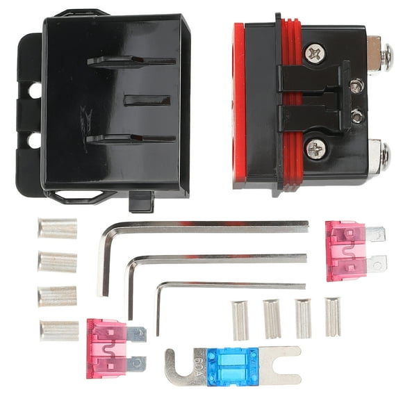 1 Set of Automotive Audio Fuse Holder Amplifier Fuse Holder Audio Fuse Block for Car Auto Audio Fuse Block Car Amplifier Fuse Block Automotive Amplifier Fuse Block