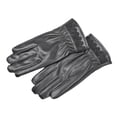 thumbnail image 2 of ThermaWear Women's Faux Leather Gloves Fleece Lined Winter One Size Fits Most, 2 of 2
