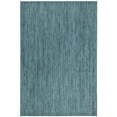 thumbnail image 2 of SAFAVIEH Beach House Tayler Solid Indoor/Outdoor Area Rug, Turquoise, 5'3" x 7'6", 2 of 9