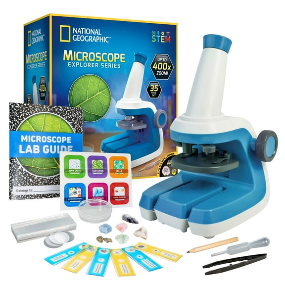 NATIONAL GEOGRAPHIC Microscope for Kids - STEM Kit