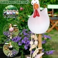 thumbnail image 4 of Rooster decoration chicken statue mini chicken model fairy garden moss landscape DIY resin handmade chicken decoration living room office garden decoration, 4 of 9