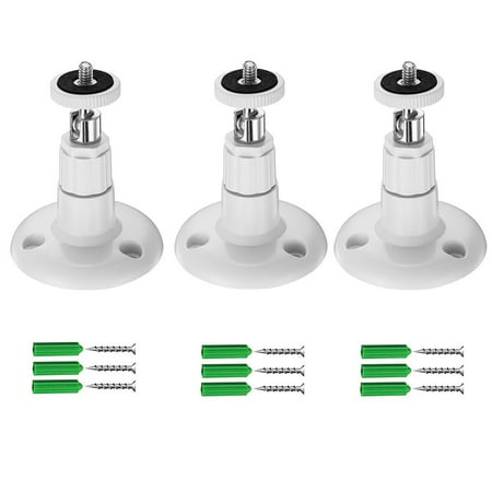 - 3-pack Outdoor/Indoor Adjustable Security Wall Mount+Silicone Cover Case Skin Protector for Arlo Pro 2 Camera