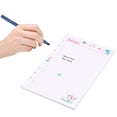 thumbnail image 3 of Toddmomy 2Pcs Round Hole Chic Design A5 6.8x3.7x0.4in Paper Refills for Daily Use Travel Office, 3 of 8