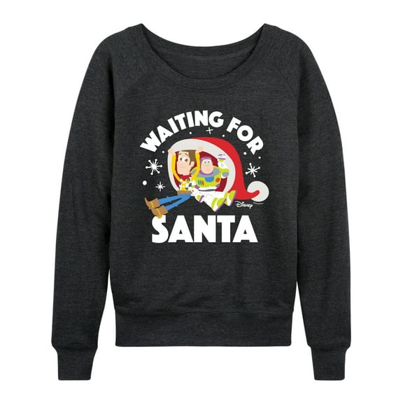 Toy Story - Waiting For Santa - Women's Lightweight French Terry Long Sleeve Shirt