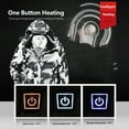thumbnail image 4 of Women 3 Area Heating Jackets Camouflage Color With Detachable Hat Velvet USB Charging Heating Jackets Windproof And Warm Hiking Coat, 4 of 7