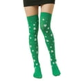 thumbnail image 1 of WEAIXIMIUNG Chaussettes Garçon Tout-Petit Femmes Filles Mode Irlandaise St. Festive Rayée Mi-Mollet Bas, 1 of 4
