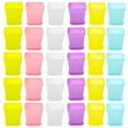 thumbnail image 4 of LEORX 60 Set of Square Plastic Flower Pots for Indoor Planting with Moisture Collection, 4 of 8