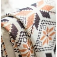 thumbnail image 2 of 1 pair Curtains Coffee Brown Geometric Patterned Drapes Tassel Window Curtain 59"W x 63"L, 2 of 6