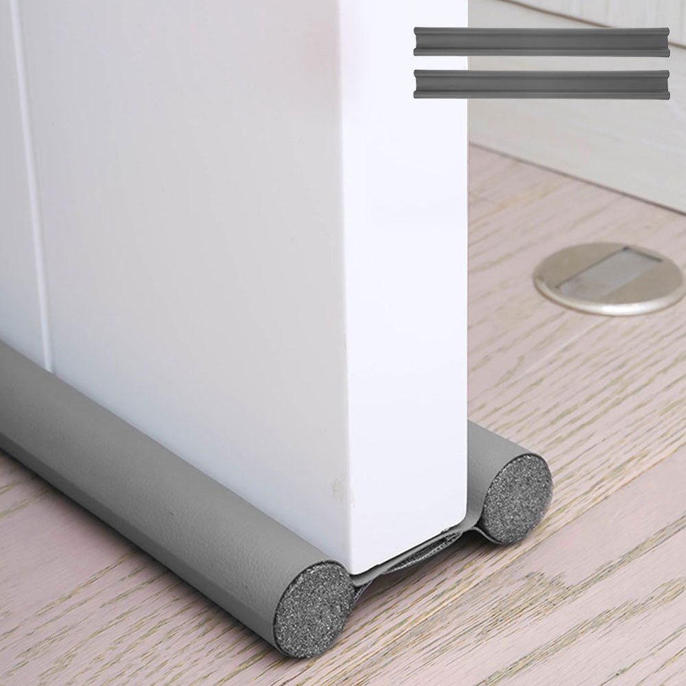 HOTBEST Under Door Draft Guard Stopper Sound Proof Reduce Noise Energy