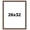 Barn Brown, variant on 26x32 Frame Brown Walnut Gold Ornate Trim Solid Wood Plein Air Picture Frame | 3 Inch Moulding