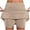 Beige, variant on WEIee Skirts with Shorts for Women Womens Shorts High Waisted Workout Belly Control Solid Color Elastic Joggers Shorts Comfy Summer Loose Sportswear Green L