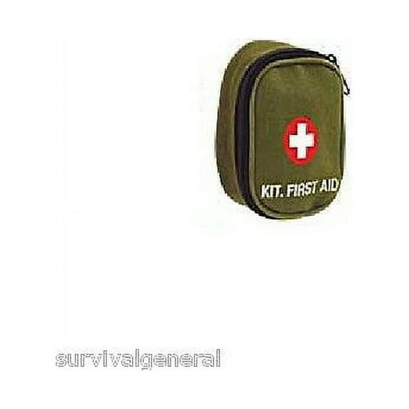 First Aid Pouch Bag Military Style Personal Soldier 1st Kit OD Medic Canvas