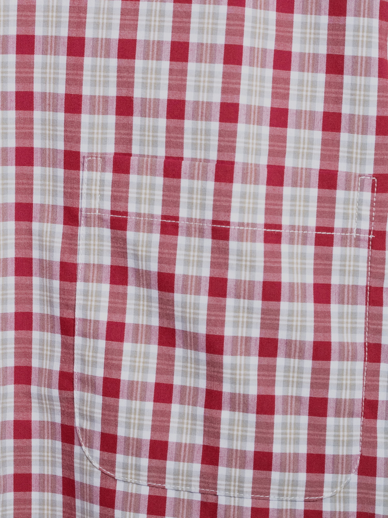 Arrow Men's Big and Tall Hamilton Poplin Wrinkle Free Short Sleeve Shirt