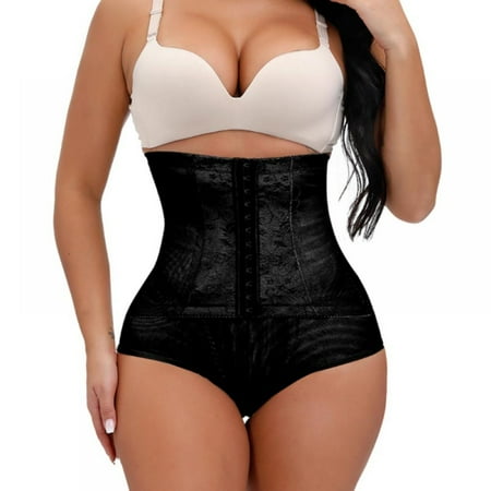 

Monfince Women Body Shaper Tummy Control Shapewear Panties High Waisted Waist Trainer Underwear Butt Lifter Firm Stomach Cincher Black 4XL