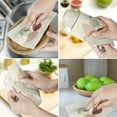 thumbnail image 5 of Jokapy 4 Pack Swedish Dishcloths Reusable Microfiber Kitchen Towels Absorbent Dish Cloths, Beige, 5 of 7