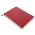 thumbnail image 1 of OULII 1Pc Red Bookkeeping Account Book Paper Simple Design for School Use, 1 of 8