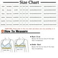 thumbnail image 3 of Aboser 2 Pack Bras for Older Women Comfortable Wireless Everyday Bras Front Closure T-Shirt Bra Lightly Push Up Bralettes Plus Size Underwear, 3 of 9