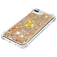 thumbnail image 5 of Funda para iPhone 8 Plus/iPhone 7 Plus con Brillo Líquido Flotante, Purpurina, Parachoques y Anillo Giratorio Soporte, 5 of 5