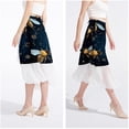 thumbnail image 4 of Bee Stylish Chiffon Beach Skirt Summer Dress with Polyester Straps, 4 of 6