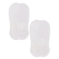 thumbnail image 2 of On The Go Women's White MicroFiber Footies 2 Pair Socks, 2 of 2