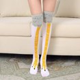 thumbnail image 2 of Calcetines largos de punto Cockers Cross Ribete JK Calcetines largos Happy Calcetines hasta la rodilla, 2 of 6