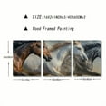 thumbnail image 4 of Shadudu Elephant Stock Horses Canvas - 1 Horse Pictures Wall Decor - Printed Horse Art Wall Decor - Horse Canvas Wall Art for Bedroom 16x24x3pcs, 4 of 8