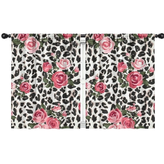 Blackout Kids Curtains,Pioneer Flower Floral Print Pattern Childrens Insulated Curtains Set Of 2,Bedroom Essentials,Toddler Room Decor 42"x54"