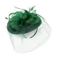 thumbnail image 5 of MESSUEN Fancy Hats for Women Fascinators Hat Headbands for Women Fashion Hat Womens Tea Party Hat Women's Church Hats Tea Party Hats for Women Green One Size, 5 of 7
