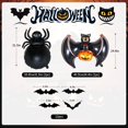thumbnail image 3 of Juego de guirnaldas de globos para Halloween ya preparado con forma de murciélago araña y calabaza, 3 of 8