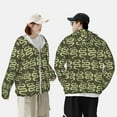 thumbnail image 6 of Haiem Green Snake UPF 50+ Fishing Shirts for Men Long Sleeve UV Sun Protection Hoodie Non-Mask Outdoor Hiking Shirts, 6 of 9