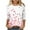 White, variant on JYnXIANTI Womens Valentines Shirts 3/4 Sleeve Heart Graphic Tops Round Neck T-Shirt Casual Comfy Outfit Winter Clothes