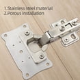 thumbnail image 2 of Furniture Hinge Repair Plate for Kitchen Cabinets Stainless Steel Cupboard Drawer Window Door Hinges Repair Kit Fittings, 2 of 4
