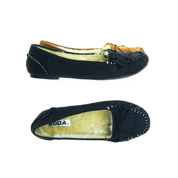 winter flat moccasins