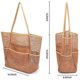 thumbnail image 2 of Mesh Beach Bag, Handbag Beach Bag Women's Large Foldable Multi-pocket Travel Bag, 2 of 5