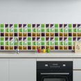 thumbnail image 4 of Grid Pattern Removable Tile Sticker, Wall Decal, Home Decor Stairs For Kitchen Splashback Bathroom, 4 of 8