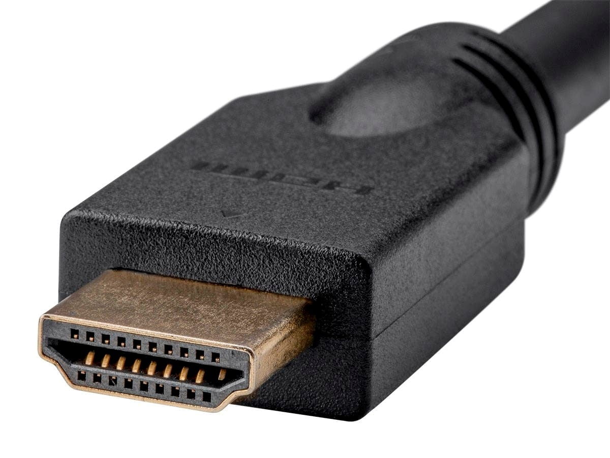 Monoprice HDMI Cable - 15 Feet - Black (3 Pack) No Logo, High Speed, 4K@60Hz, HDR, 18Gbps, YCbCr 4:4:4, 26AWG, CL2, Compatible with UHD TV and More - Commercial Series