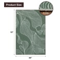 thumbnail image 6 of CHAKME Hardwood Floor Office Chair Mat, Non Slip Washable Floor Protector Desk Chair, 48" x 72", Sage Green Botanical Line Art, 6 of 8