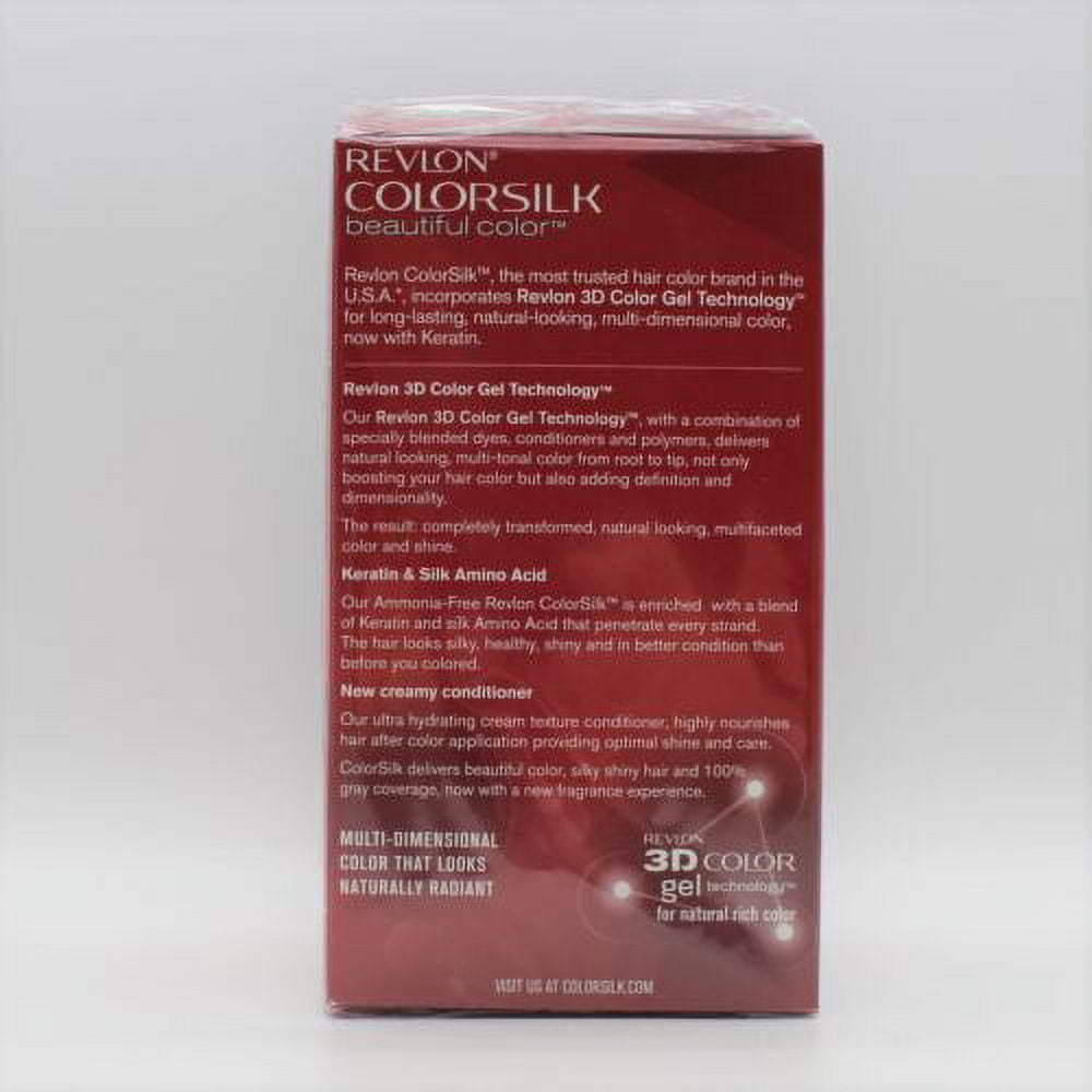 Revlon ColorSilk Hair Color, [31] Dark Auburn 1 ea (Pack of 3)