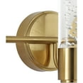 thumbnail image 6 of JONATHAN Y Bolha 18" 3-Light Minimalist Modern Bubble Acrylic/Iron Integrated LED Vanity Light, Brass Gold, 6 of 9