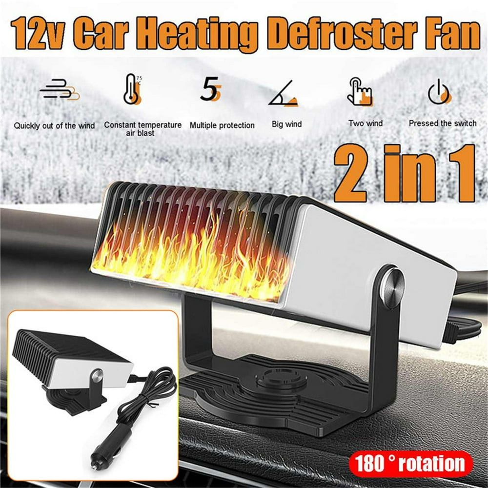 Portable Car Heater Defroster, 12V 150W Windshield Defogger Heater