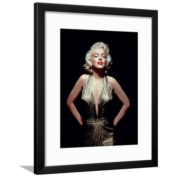 Gentlemen Prefer Blondes Marilyn Monroe Directed By Howard Hawks 1953 Framed Art Print Wall Art Walmart Com Walmart Com