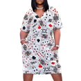 thumbnail image 1 of Playing Cards Loose Pocket Dress prom dresses 2025 evening dresses luxury 2025 Cocktail of dresses, 1 of 6