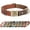 Brown, variant on Pet Artist PU Leather Personalized Dog Collar with Custom ID Metal Buckle Free Engraved S/M/L