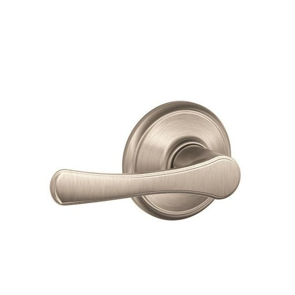 Schlage 5007478 Avila Satin Nickel Metal Passage Lever - Grade 2 with Right or Left Handed